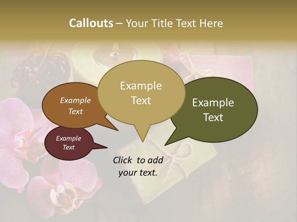 Luxury Orchid Beautiful PowerPoint Template