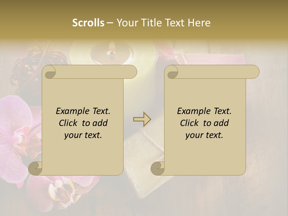 Luxury Orchid Beautiful PowerPoint Template