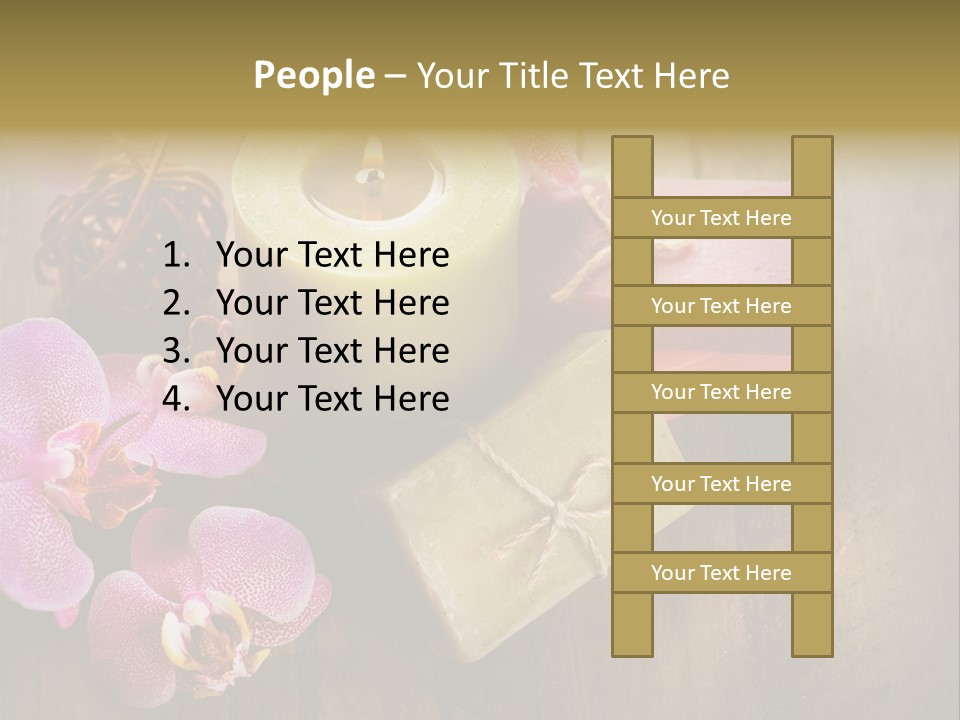 Luxury Orchid Beautiful PowerPoint Template