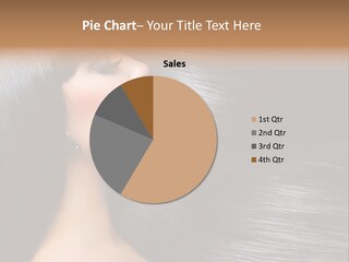 Haircare Brunette Style PowerPoint Template