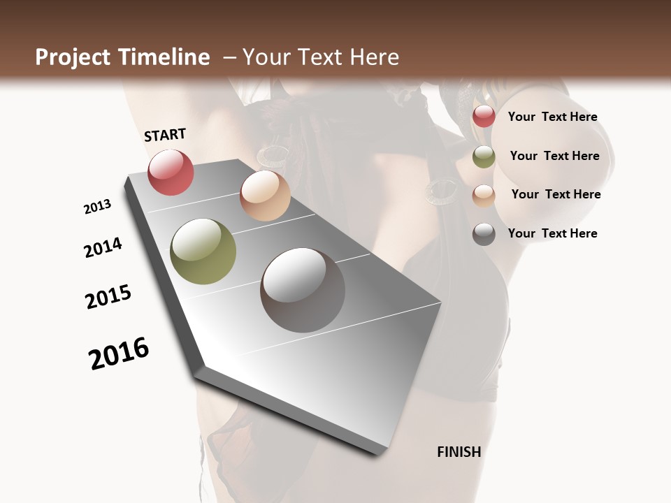 Scarf Style Jewellery PowerPoint Template