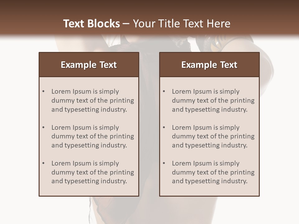 Scarf Style Jewellery PowerPoint Template