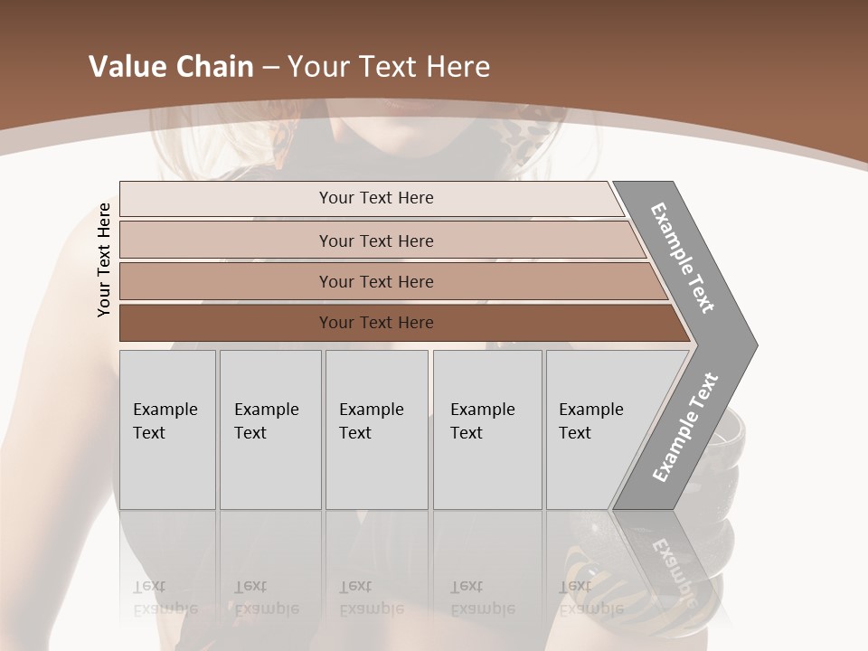 Hairstylish Swimsuit Scarf PowerPoint Template