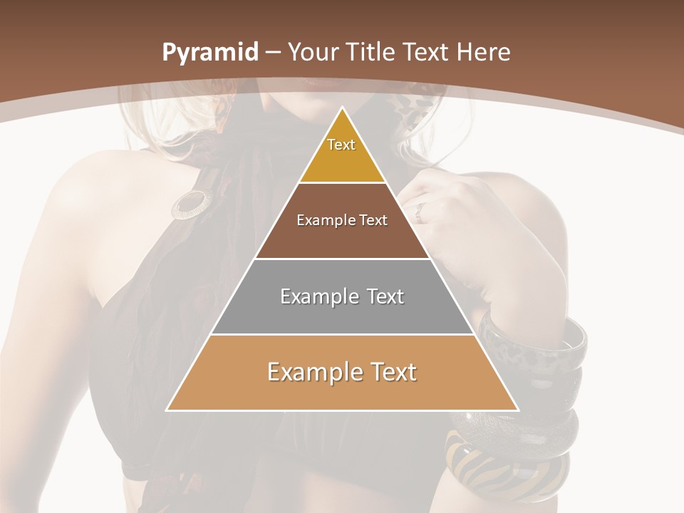 Hairstylish Swimsuit Scarf PowerPoint Template