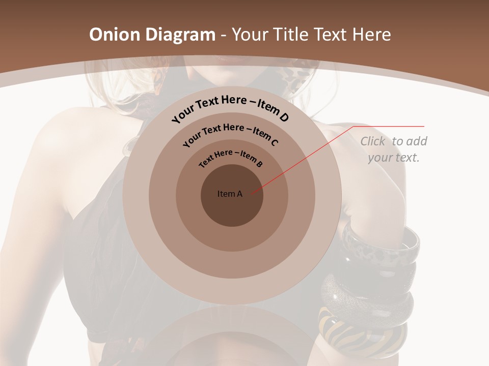 Hairstylish Swimsuit Scarf PowerPoint Template