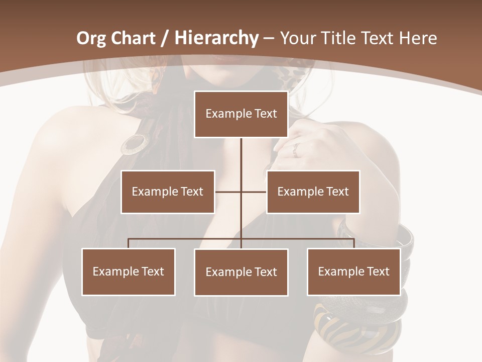 Hairstylish Swimsuit Scarf PowerPoint Template