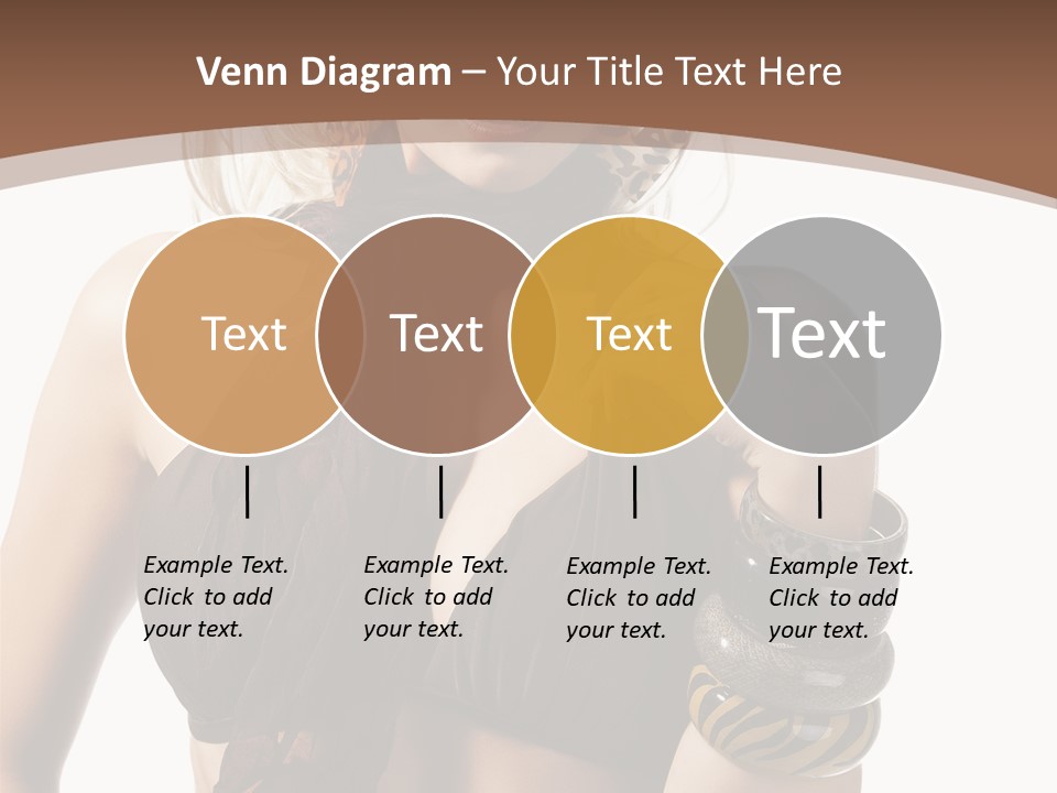 Hairstylish Swimsuit Scarf PowerPoint Template