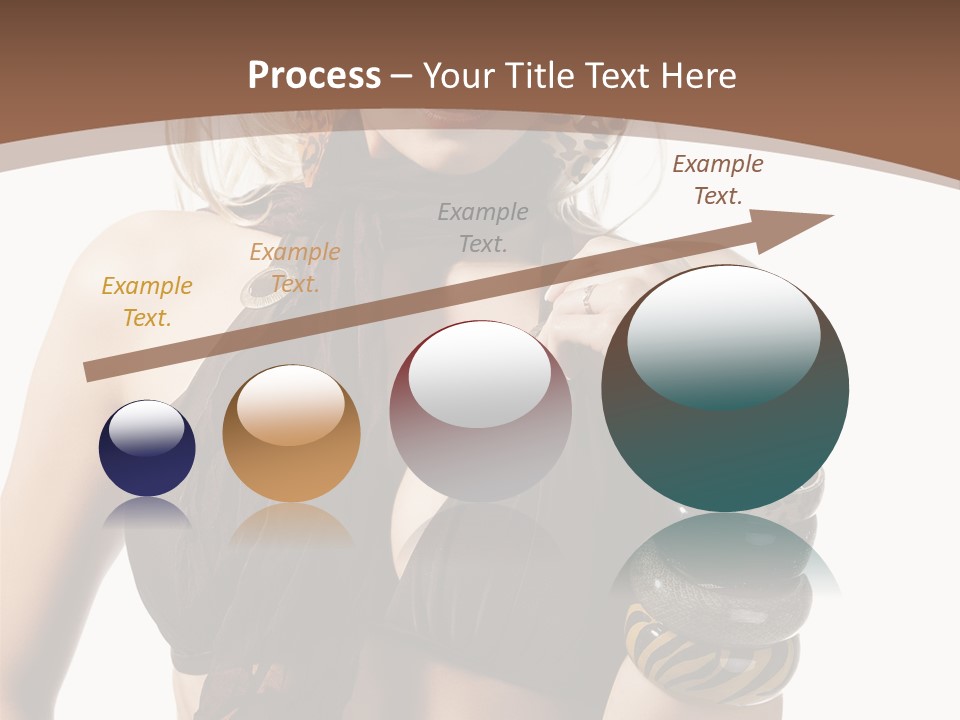 Hairstylish Swimsuit Scarf PowerPoint Template