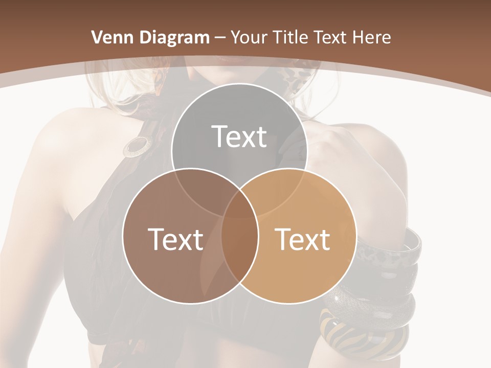 Hairstylish Swimsuit Scarf PowerPoint Template