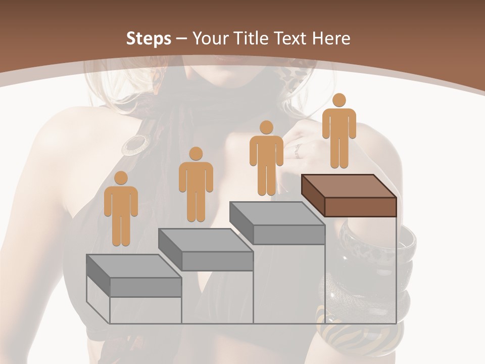 Hairstylish Swimsuit Scarf PowerPoint Template