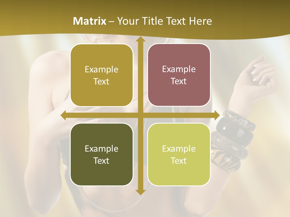 Underwear Provocative Summer PowerPoint Template