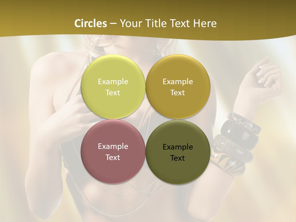 Underwear Provocative Summer PowerPoint Template