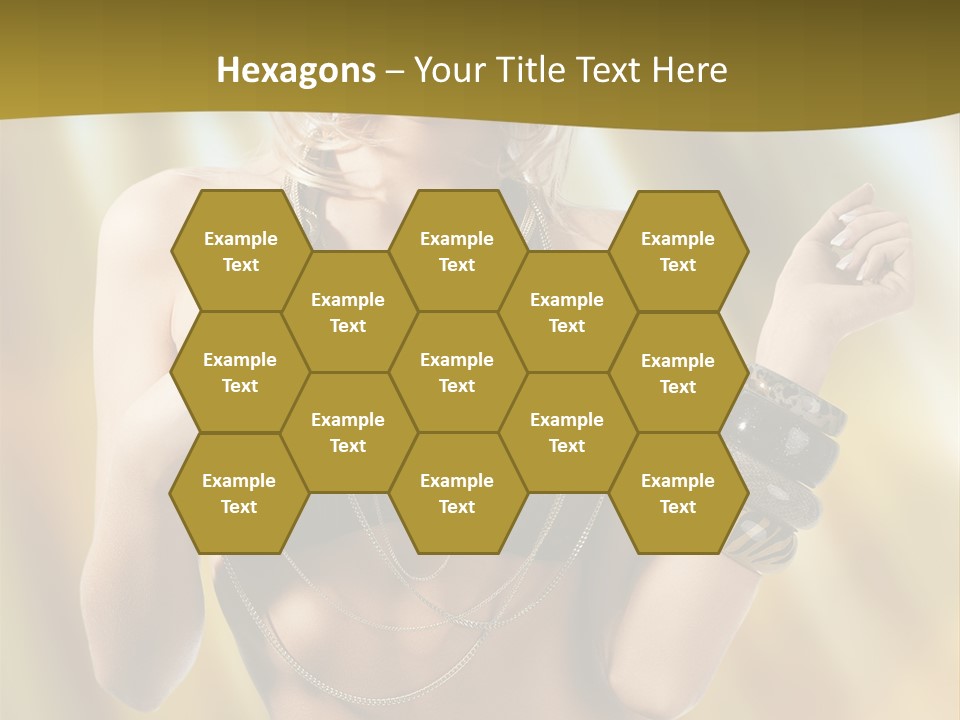 Underwear Provocative Summer PowerPoint Template