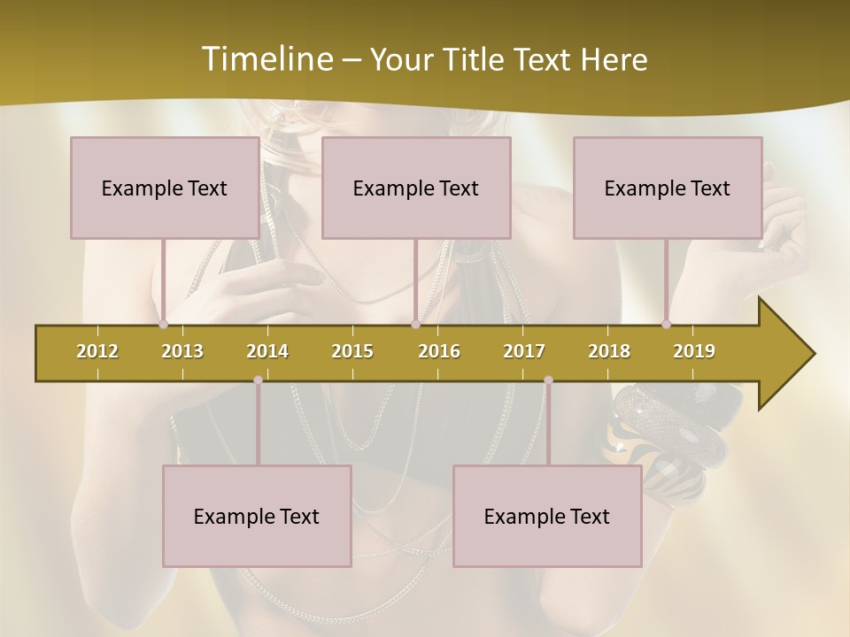 Underwear Provocative Summer PowerPoint Template