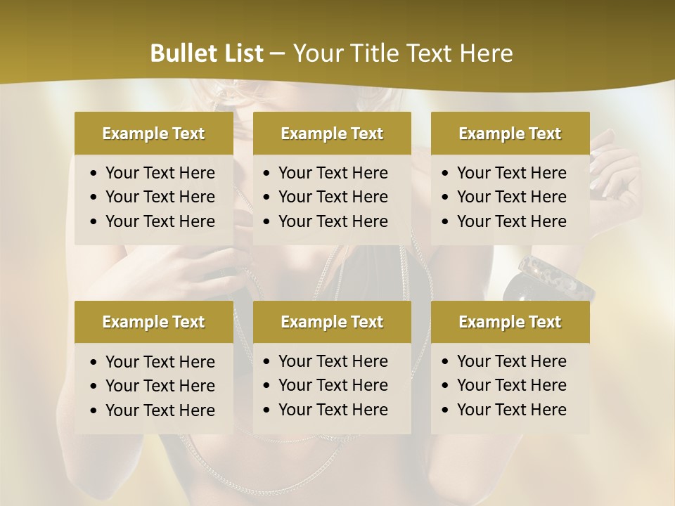 Underwear Provocative Summer PowerPoint Template