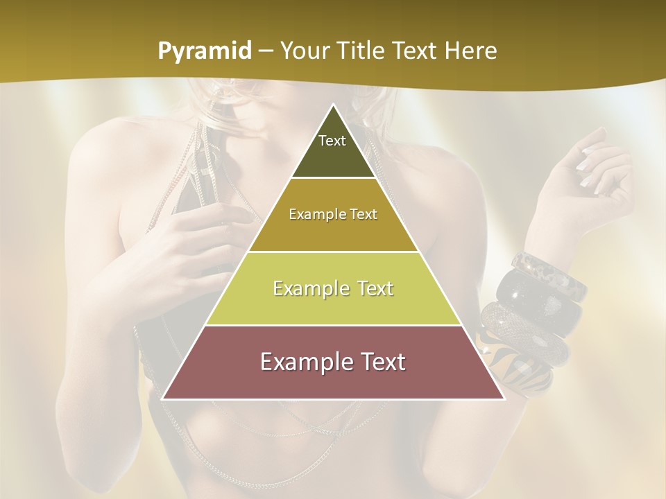 Underwear Provocative Summer PowerPoint Template