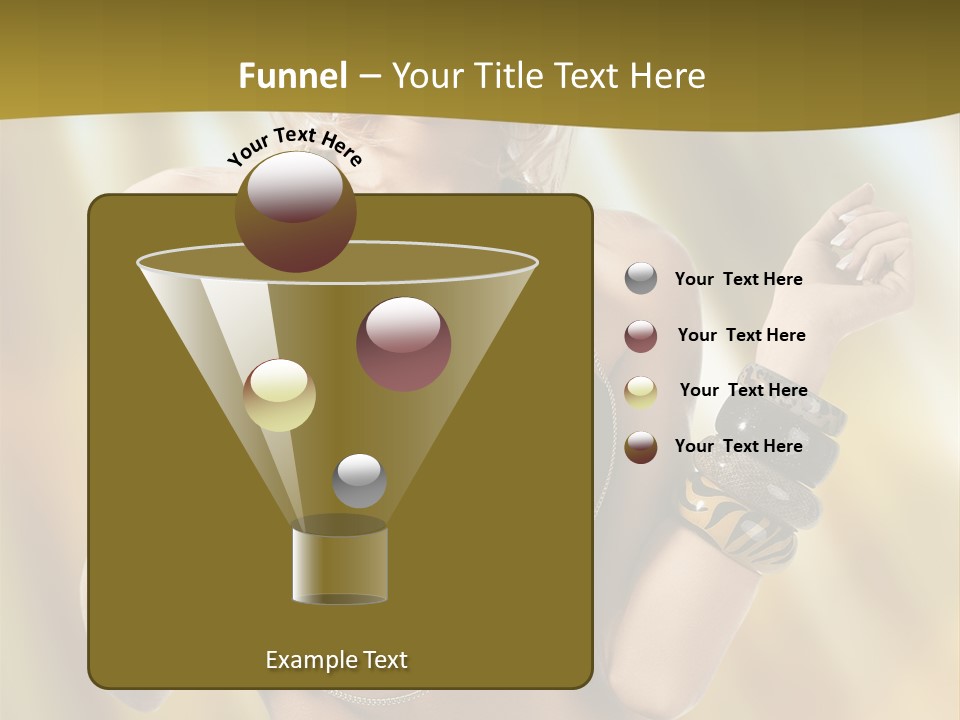 Underwear Provocative Summer PowerPoint Template