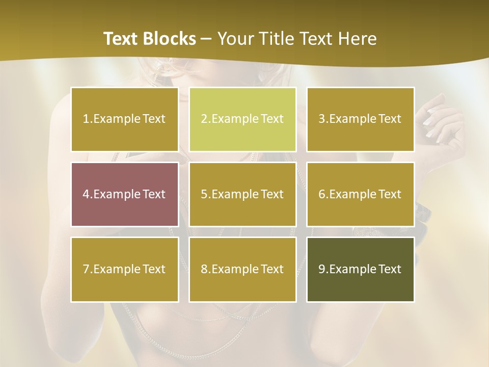 Underwear Provocative Summer PowerPoint Template