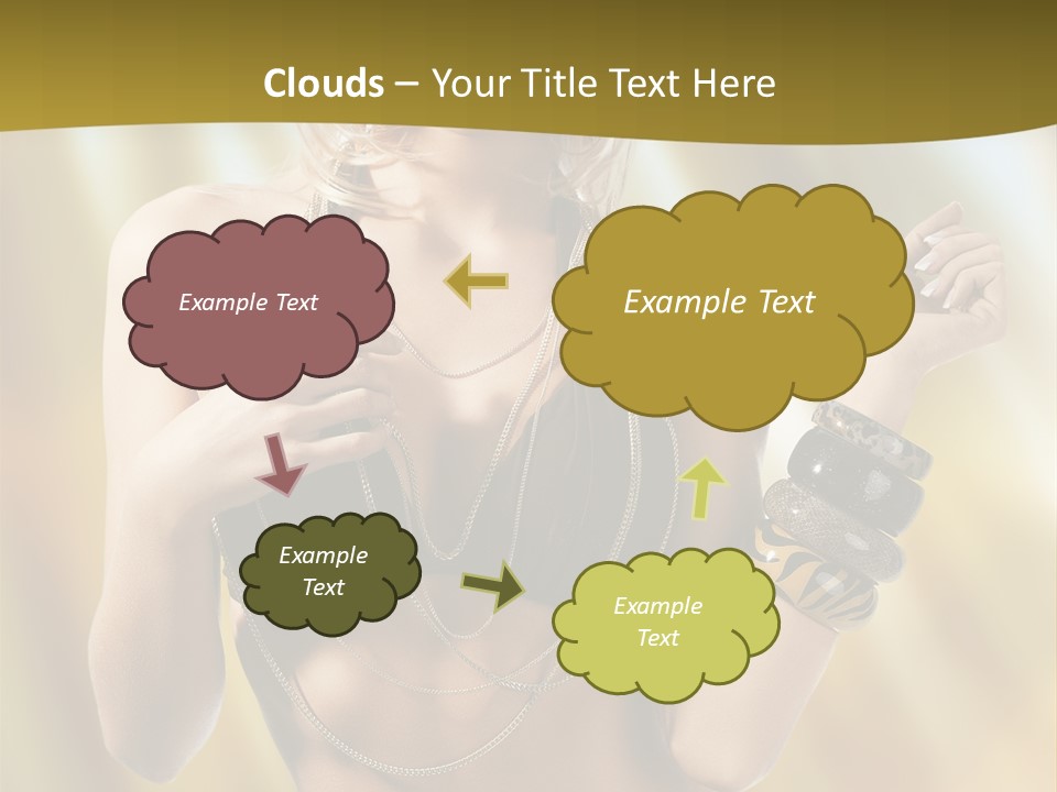 Underwear Provocative Summer PowerPoint Template