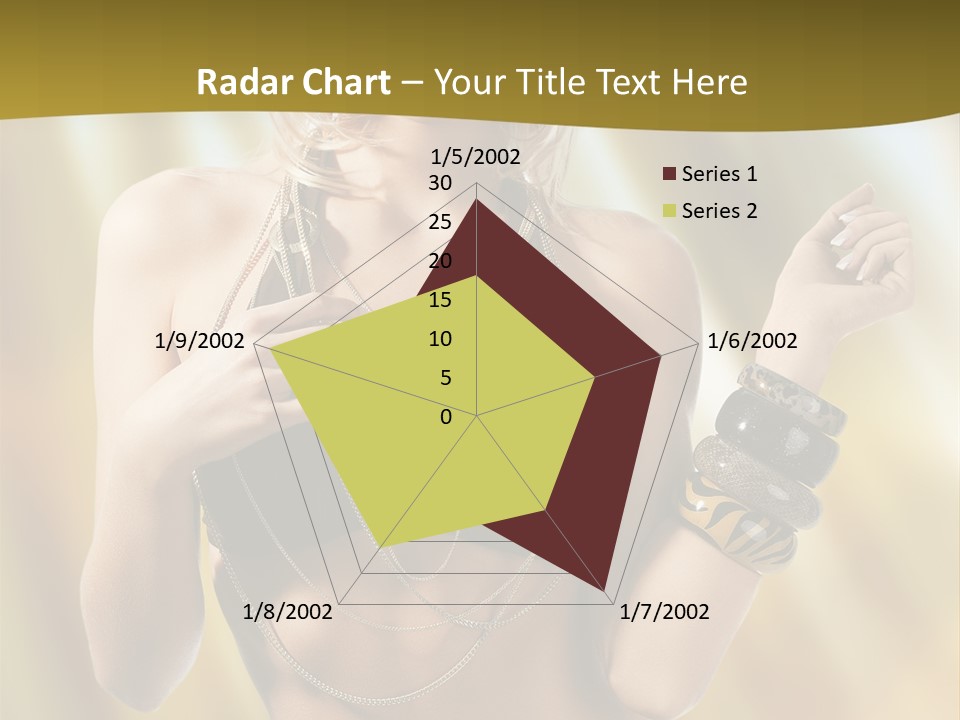 Underwear Provocative Summer PowerPoint Template