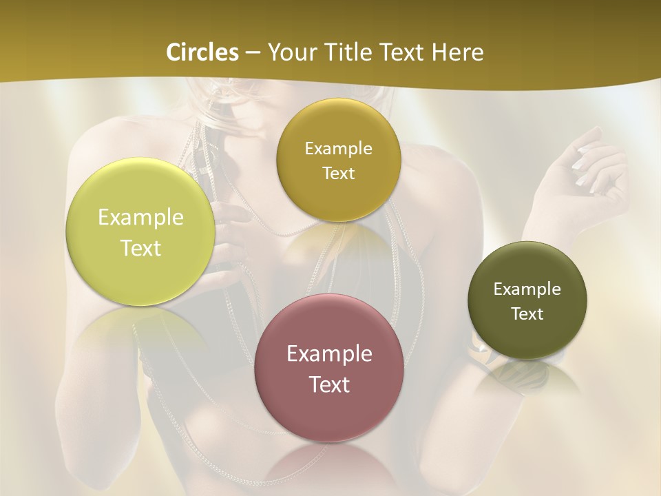 Underwear Provocative Summer PowerPoint Template