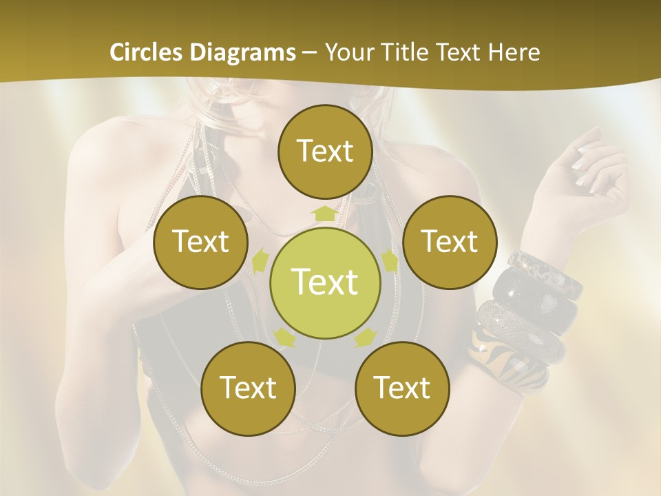 Underwear Provocative Summer PowerPoint Template