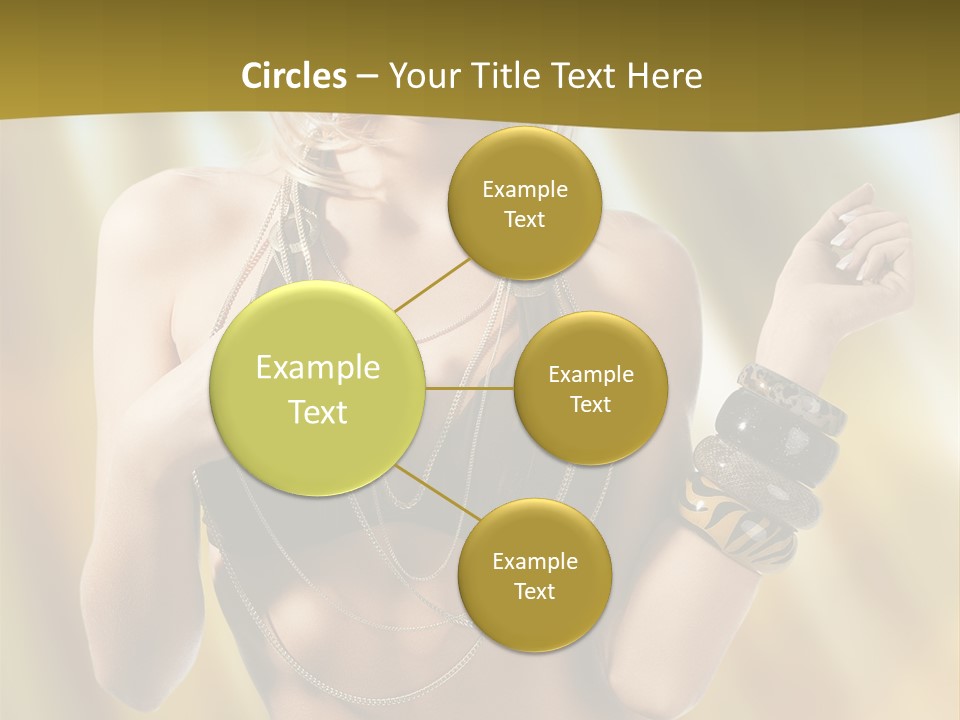 Underwear Provocative Summer PowerPoint Template