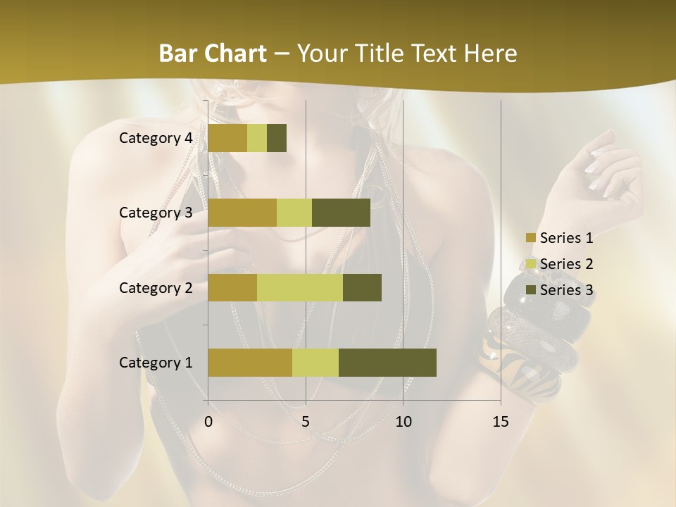 Underwear Provocative Summer PowerPoint Template