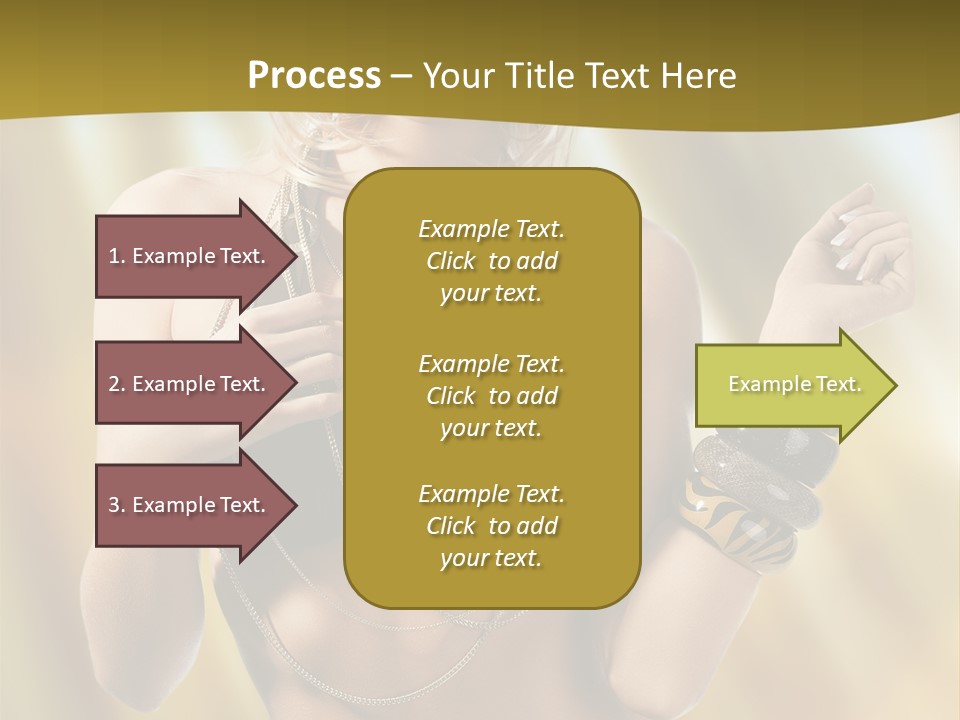 Underwear Provocative Summer PowerPoint Template