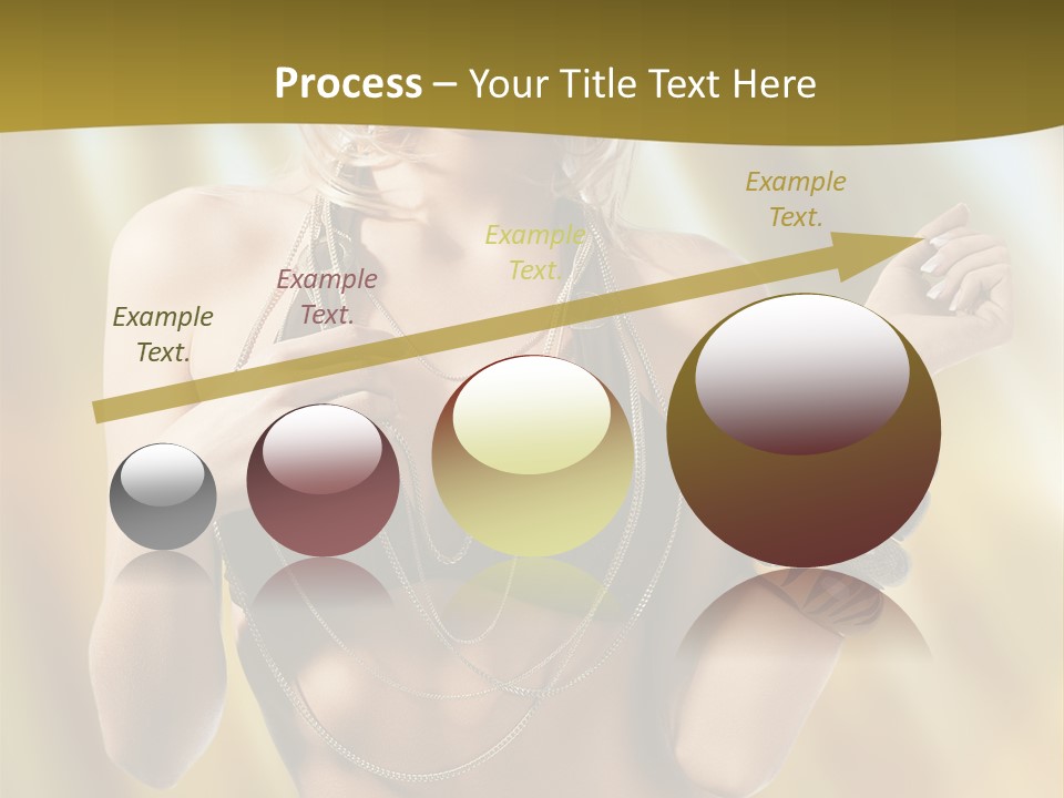 Underwear Provocative Summer PowerPoint Template