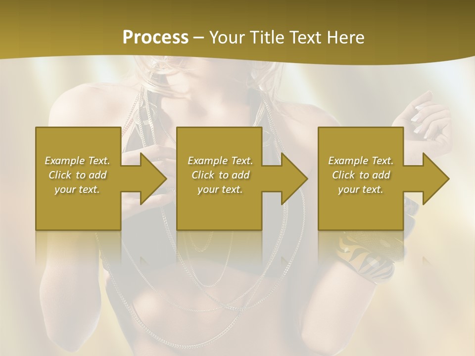 Underwear Provocative Summer PowerPoint Template