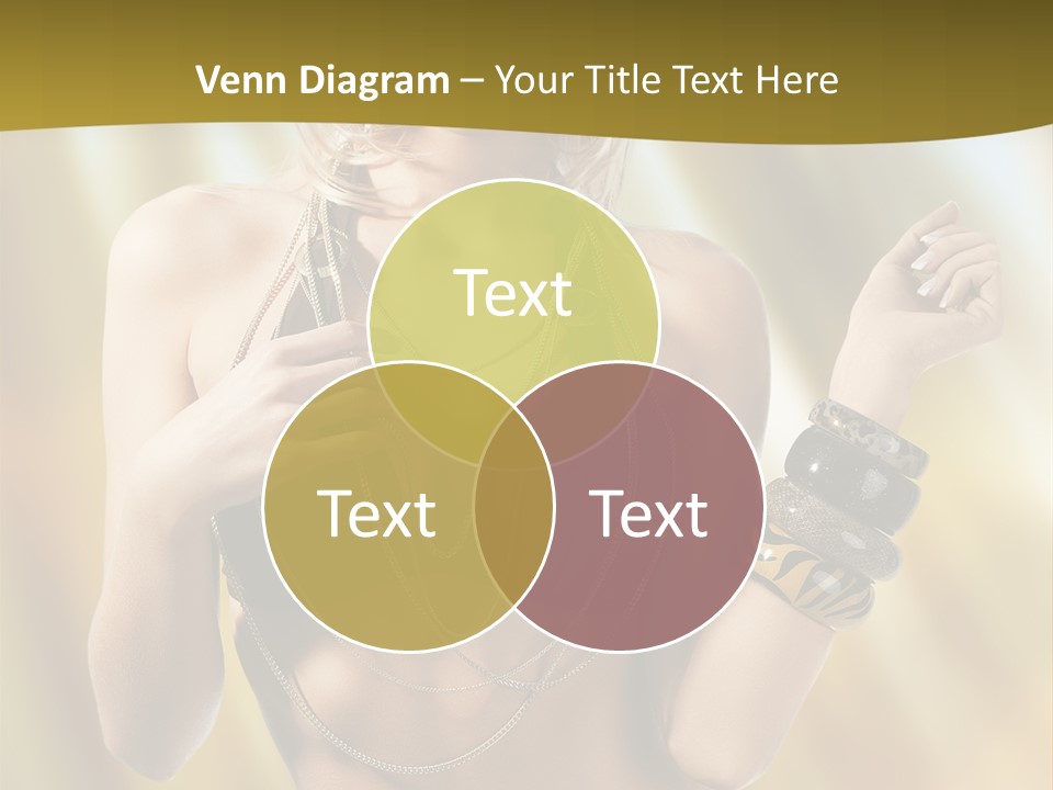 Underwear Provocative Summer PowerPoint Template