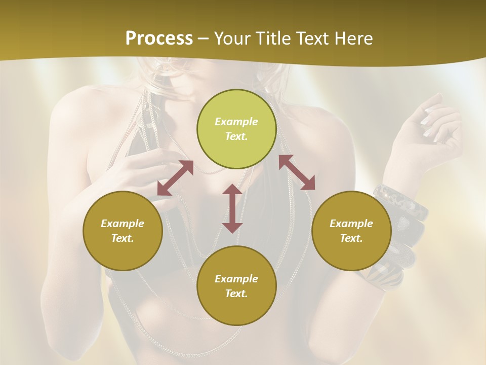 Underwear Provocative Summer PowerPoint Template