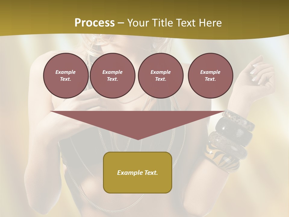 Underwear Provocative Summer PowerPoint Template