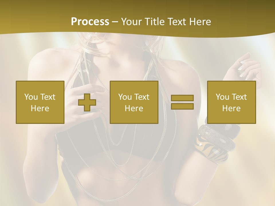 Underwear Provocative Summer PowerPoint Template