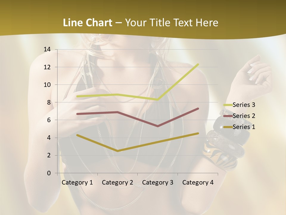 Underwear Provocative Summer PowerPoint Template