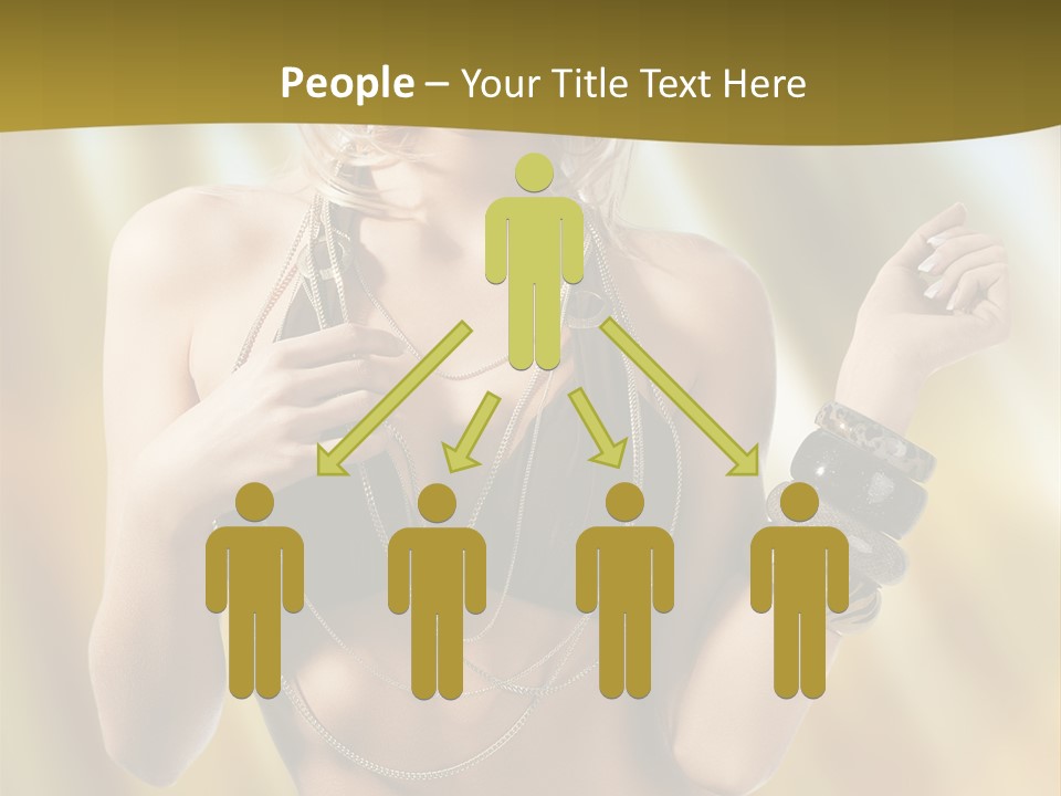 Underwear Provocative Summer PowerPoint Template