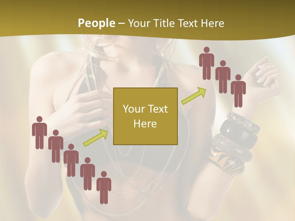 Underwear Provocative Summer PowerPoint Template