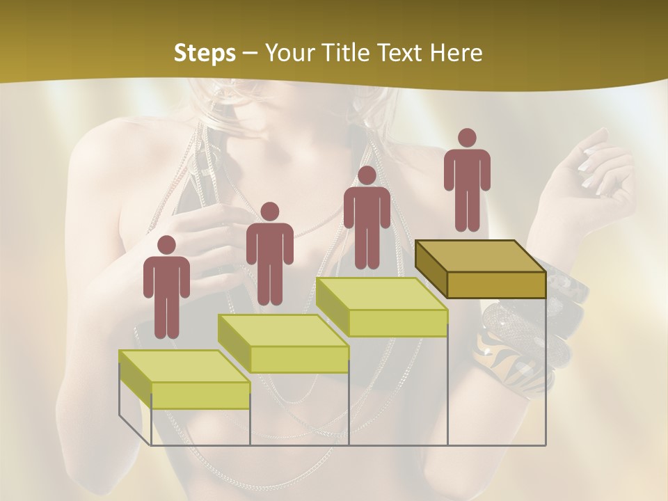 Underwear Provocative Summer PowerPoint Template