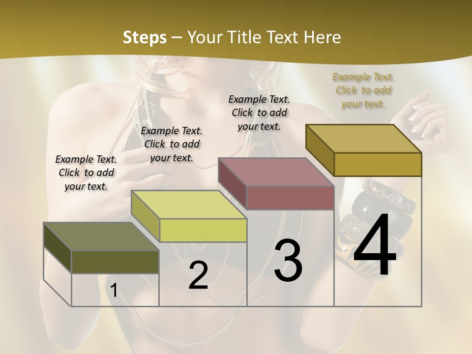 Underwear Provocative Summer PowerPoint Template