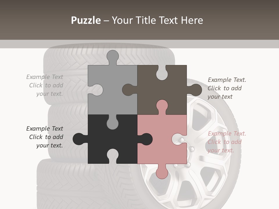 Transport Graphics Isolated PowerPoint Template