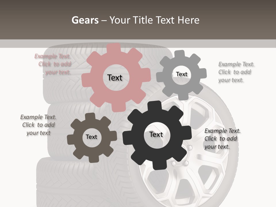Transport Graphics Isolated PowerPoint Template