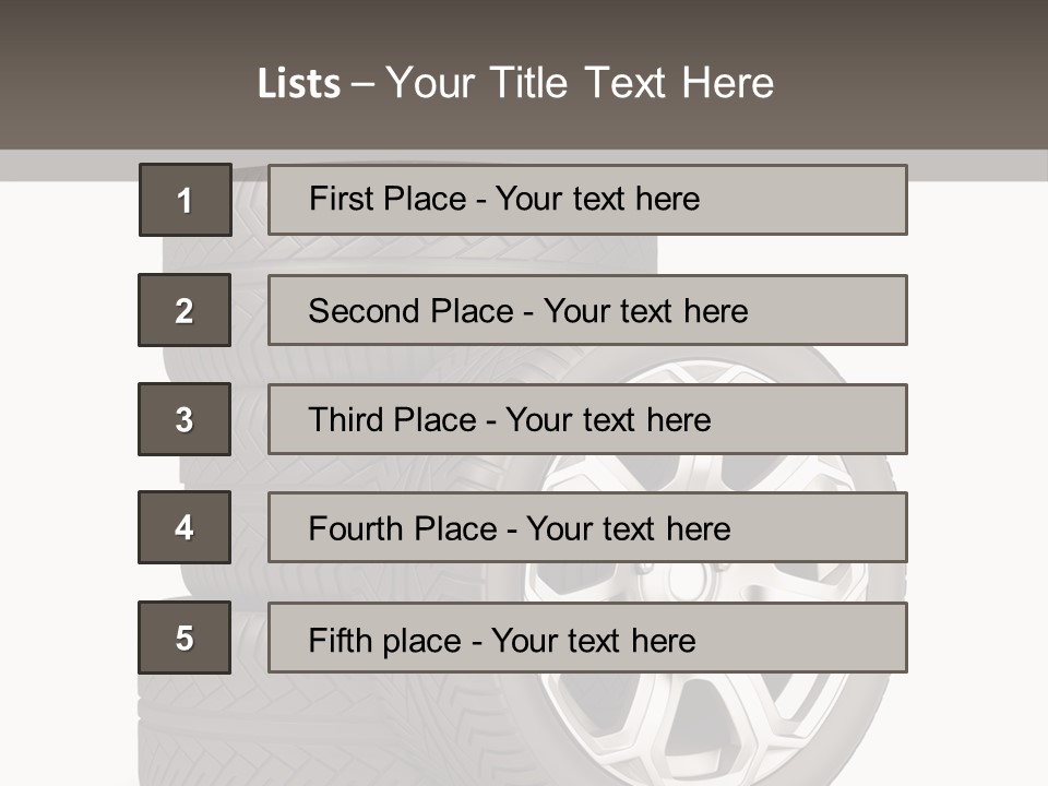 Transport Graphics Isolated PowerPoint Template