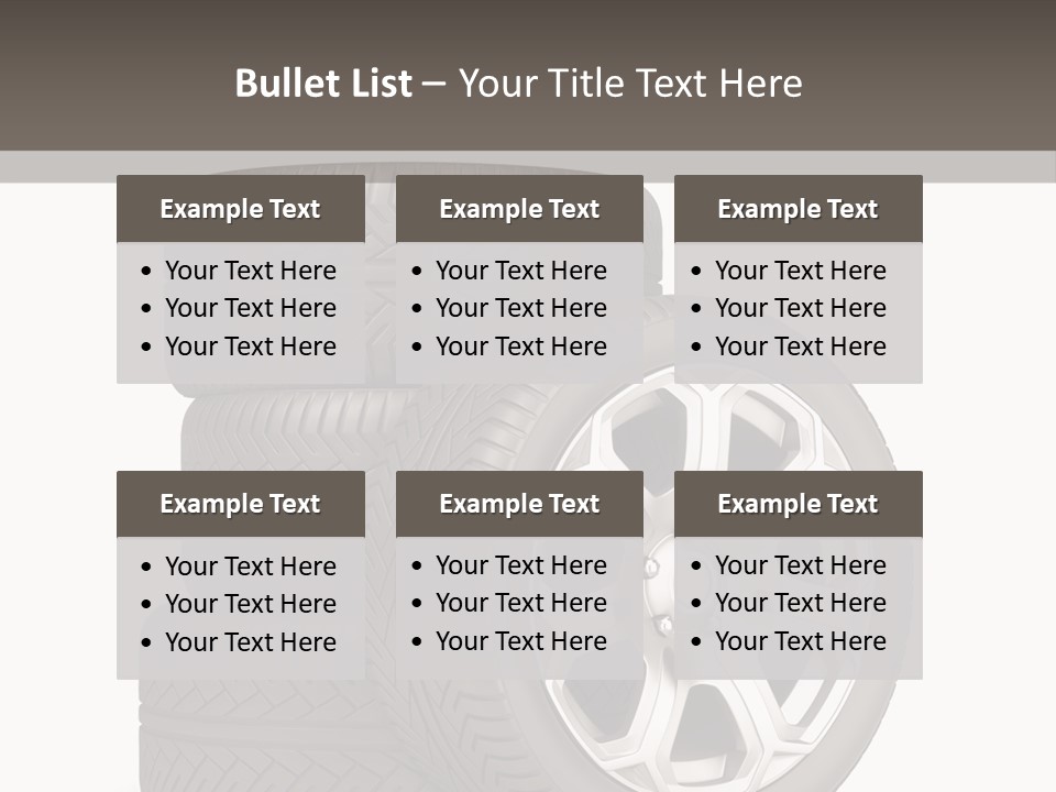 Transport Graphics Isolated PowerPoint Template