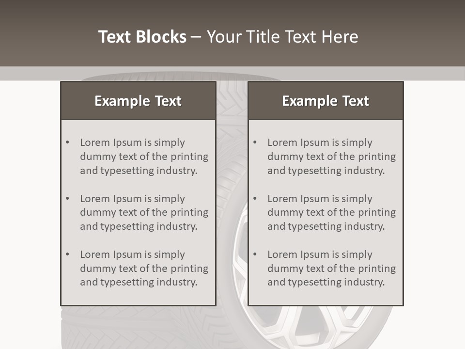 Transport Graphics Isolated PowerPoint Template
