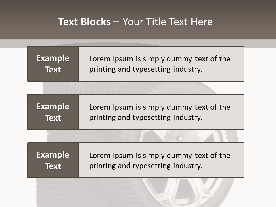 Transport Graphics Isolated PowerPoint Template