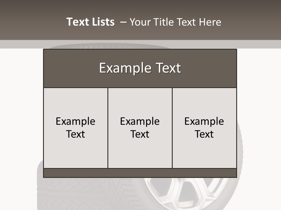 Transport Graphics Isolated PowerPoint Template