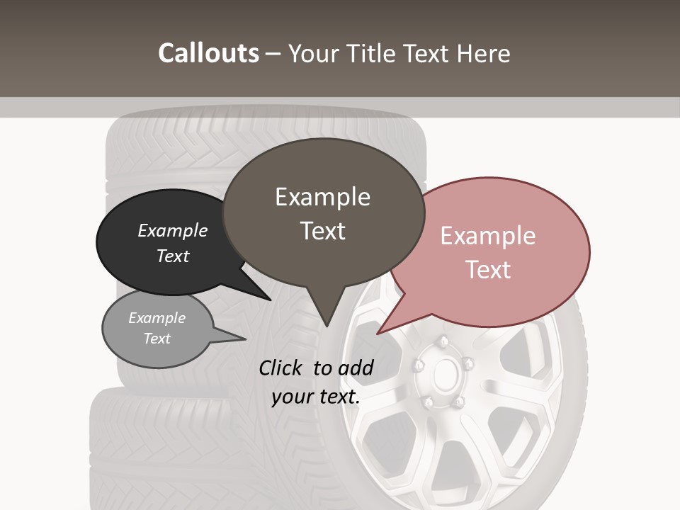 Transport Graphics Isolated PowerPoint Template
