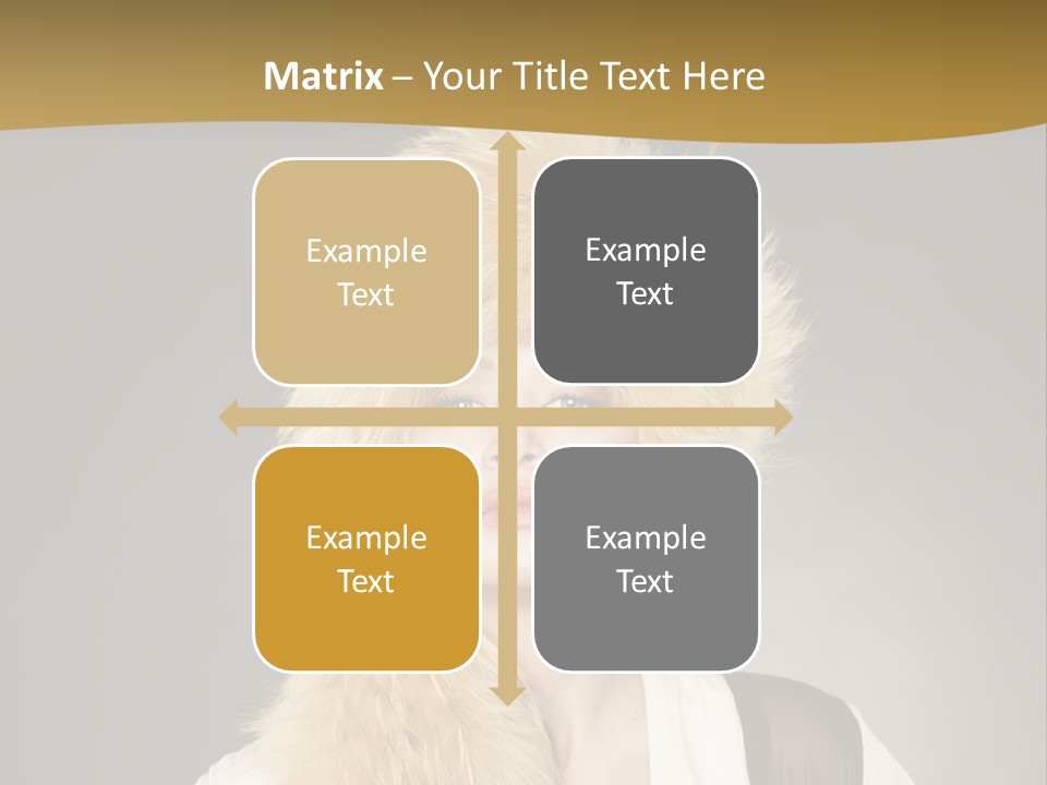 Glamour Pretty Cold PowerPoint Template