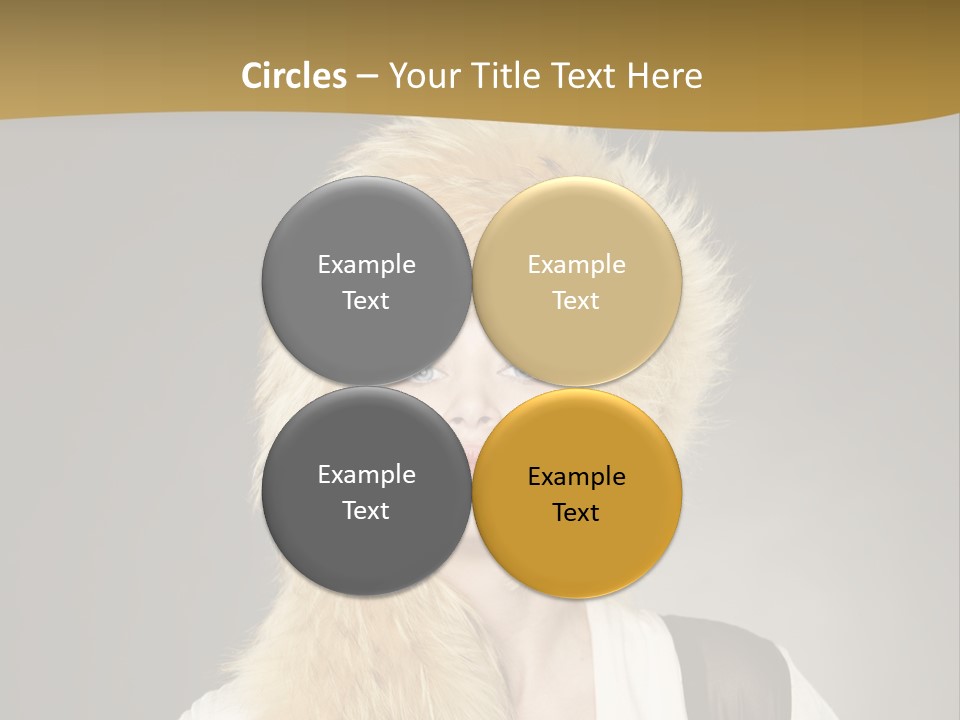 Glamour Pretty Cold PowerPoint Template